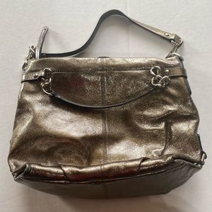 Coach purse silver